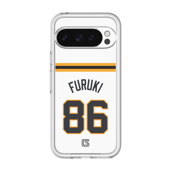 スリムプロテクションプレミアムケース［ 読売ジャイアンツ - #86 FURUKI - ホーム ］