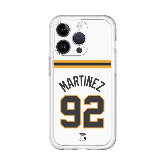 スリムプロテクションプレミアムケース［ 読売ジャイアンツ - #92 MARTINEZ - ホーム ］