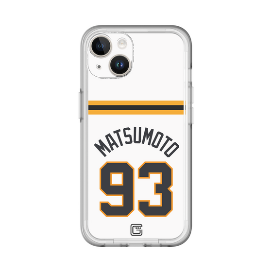 スリムプロテクションプレミアムケース［ 読売ジャイアンツ - #93 MATSUMOTO - ホーム ］