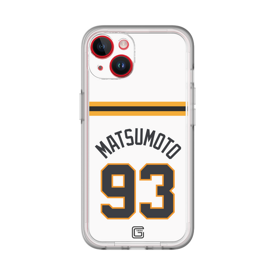 スリムプロテクションプレミアムケース［ 読売ジャイアンツ - #93 MATSUMOTO - ホーム ］