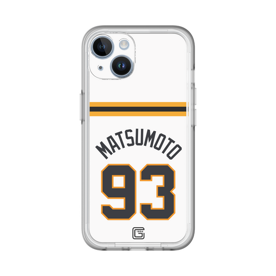 スリムプロテクションプレミアムケース［ 読売ジャイアンツ - #93 MATSUMOTO - ホーム ］
