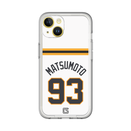 スリムプロテクションプレミアムケース［ 読売ジャイアンツ - #93 MATSUMOTO - ホーム ］