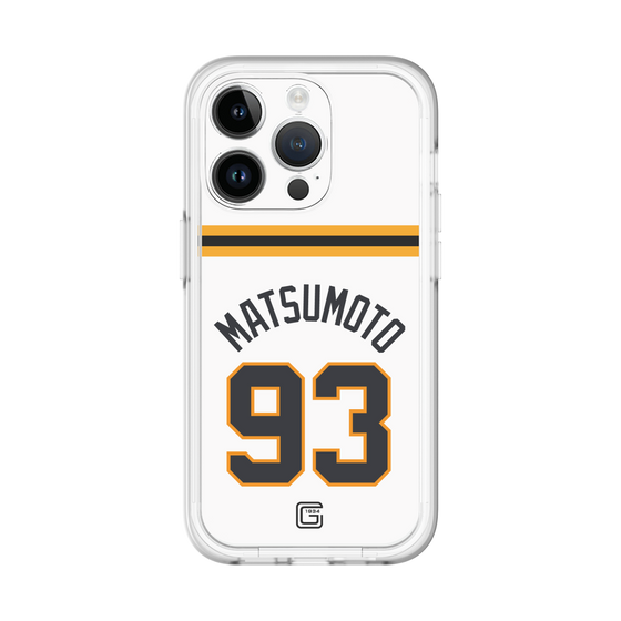 スリムプロテクションプレミアムケース［ 読売ジャイアンツ - #93 MATSUMOTO - ホーム ］