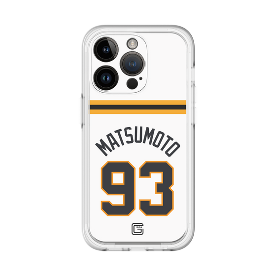 スリムプロテクションプレミアムケース［ 読売ジャイアンツ - #93 MATSUMOTO - ホーム ］