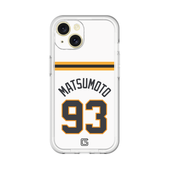スリムプロテクションプレミアムケース［ 読売ジャイアンツ - #93 MATSUMOTO - ホーム ］