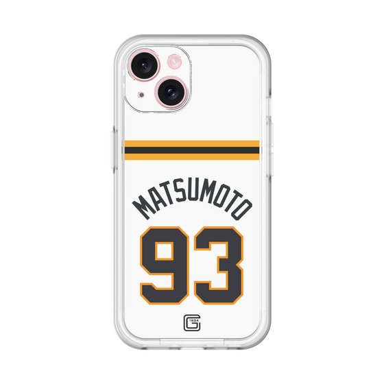 スリムプロテクションプレミアムケース［ 読売ジャイアンツ - #93 MATSUMOTO - ホーム ］
