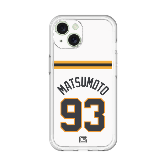 スリムプロテクションプレミアムケース［ 読売ジャイアンツ - #93 MATSUMOTO - ホーム ］