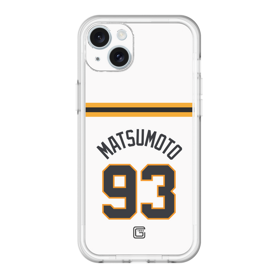 スリムプロテクションプレミアムケース［ 読売ジャイアンツ - #93 MATSUMOTO - ホーム ］