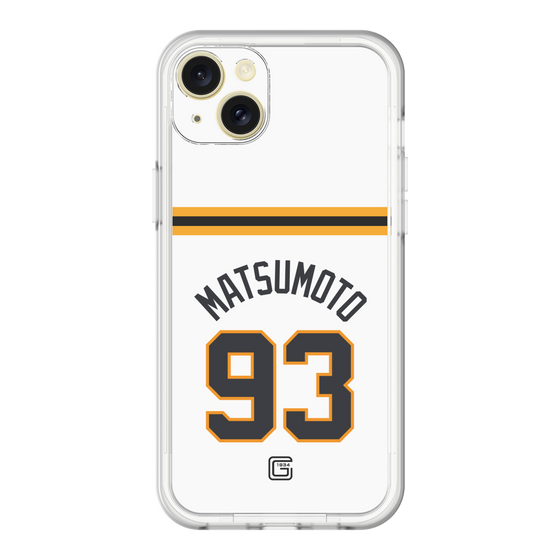 スリムプロテクションプレミアムケース［ 読売ジャイアンツ - #93 MATSUMOTO - ホーム ］