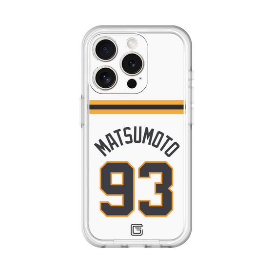 スリムプロテクションプレミアムケース［ 読売ジャイアンツ - #93 MATSUMOTO - ホーム ］