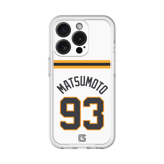 スリムプロテクションプレミアムケース［ 読売ジャイアンツ - #93 MATSUMOTO - ホーム ］