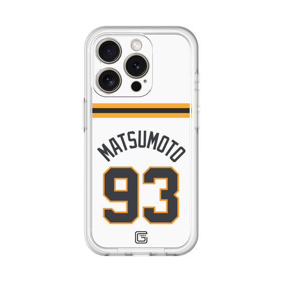 スリムプロテクションプレミアムケース［ 読売ジャイアンツ - #93 MATSUMOTO - ホーム ］