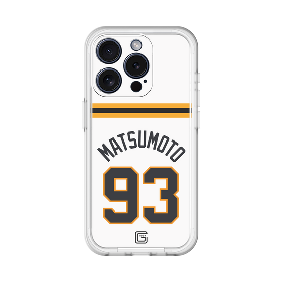 スリムプロテクションプレミアムケース［ 読売ジャイアンツ - #93 MATSUMOTO - ホーム ］