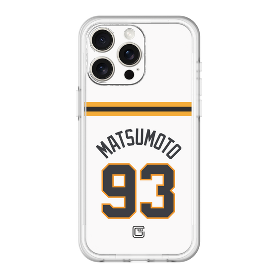 スリムプロテクションプレミアムケース［ 読売ジャイアンツ - #93 MATSUMOTO - ホーム ］