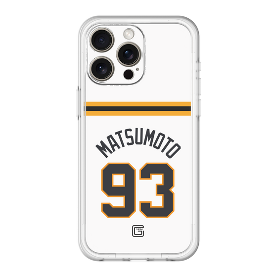 スリムプロテクションプレミアムケース［ 読売ジャイアンツ - #93 MATSUMOTO - ホーム ］