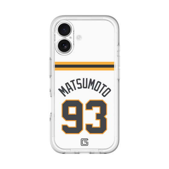 スリムプロテクションプレミアムケース［ 読売ジャイアンツ - #93 MATSUMOTO - ホーム ］