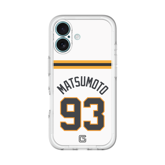 スリムプロテクションプレミアムケース［ 読売ジャイアンツ - #93 MATSUMOTO - ホーム ］