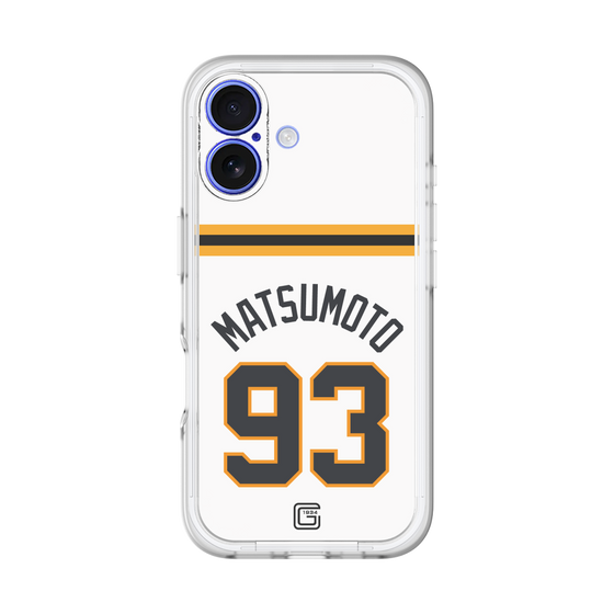 スリムプロテクションプレミアムケース［ 読売ジャイアンツ - #93 MATSUMOTO - ホーム ］