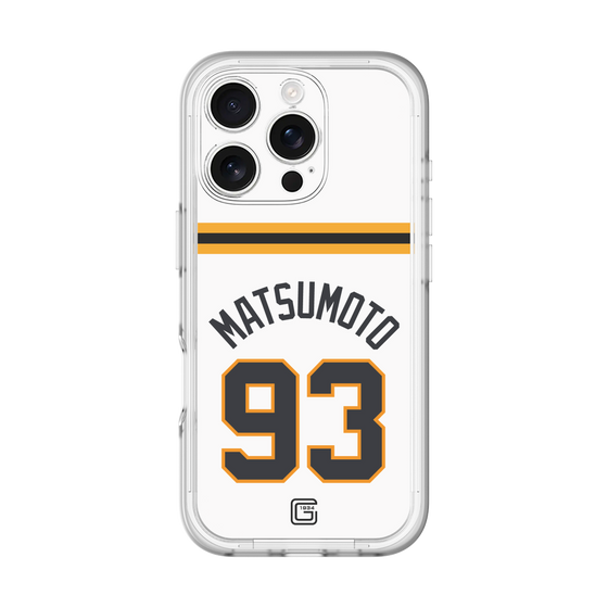スリムプロテクションプレミアムケース［ 読売ジャイアンツ - #93 MATSUMOTO - ホーム ］