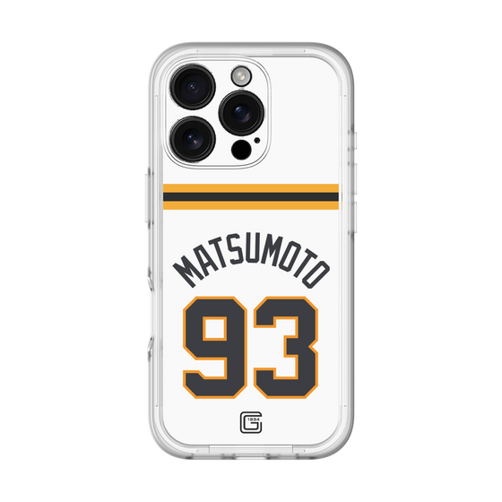 スリムプロテクションプレミアムケース［ 読売ジャイアンツ - #93 MATSUMOTO - ホーム ］