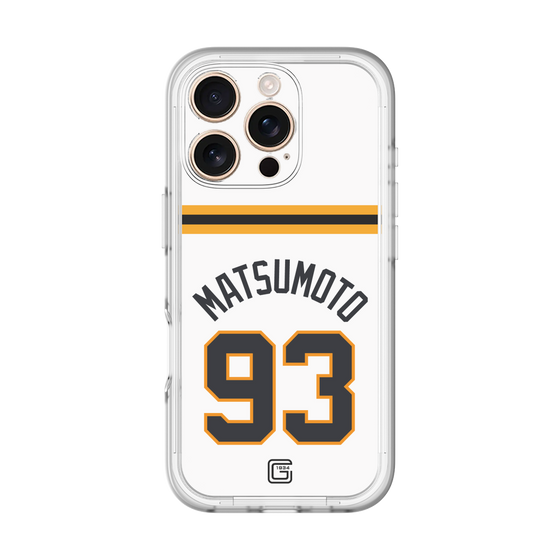 スリムプロテクションプレミアムケース［ 読売ジャイアンツ - #93 MATSUMOTO - ホーム ］