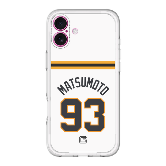 スリムプロテクションプレミアムケース［ 読売ジャイアンツ - #93 MATSUMOTO - ホーム ］