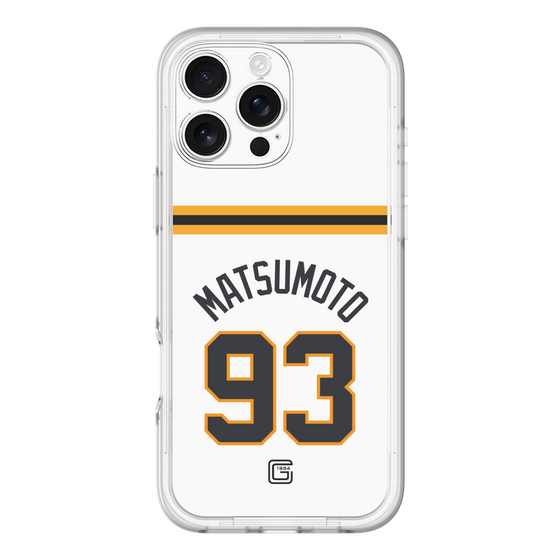スリムプロテクションプレミアムケース［ 読売ジャイアンツ - #93 MATSUMOTO - ホーム ］
