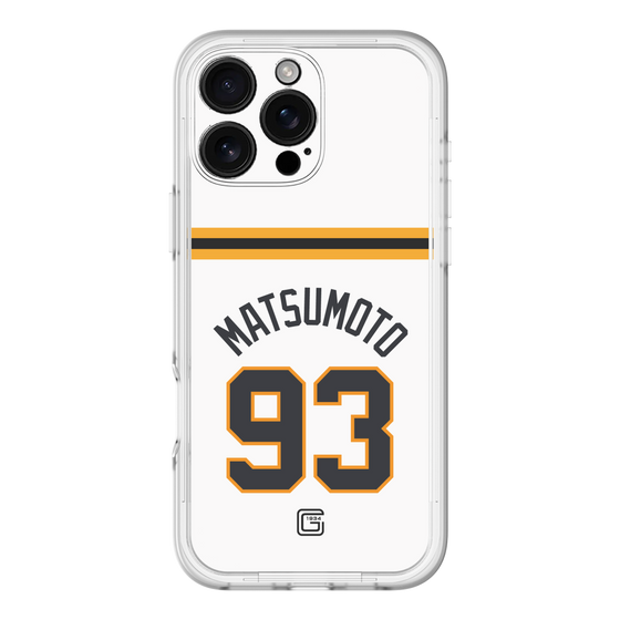 スリムプロテクションプレミアムケース［ 読売ジャイアンツ - #93 MATSUMOTO - ホーム ］
