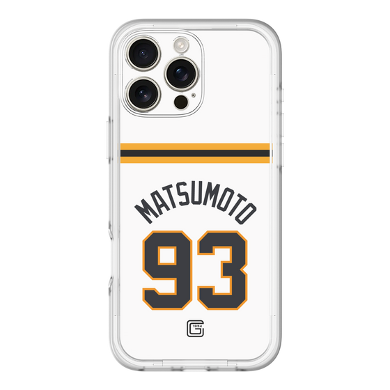 スリムプロテクションプレミアムケース［ 読売ジャイアンツ - #93 MATSUMOTO - ホーム ］