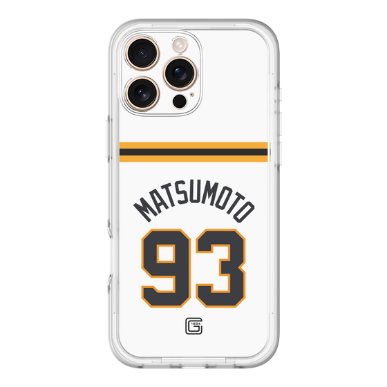 スリムプロテクションプレミアムケース［ 読売ジャイアンツ - #93 MATSUMOTO - ホーム ］