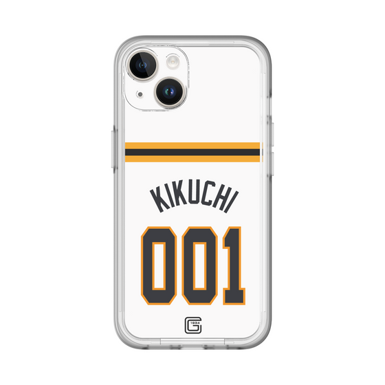 スリムプロテクションプレミアムケース［ 読売ジャイアンツ - #001 KIKUCHI - ホーム ］