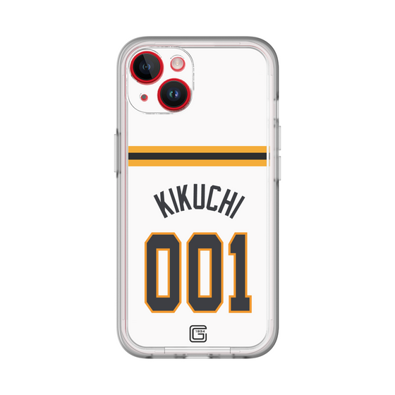 スリムプロテクションプレミアムケース［ 読売ジャイアンツ - #001 KIKUCHI - ホーム ］