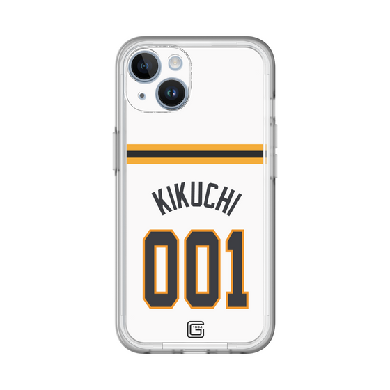 スリムプロテクションプレミアムケース［ 読売ジャイアンツ - #001 KIKUCHI - ホーム ］