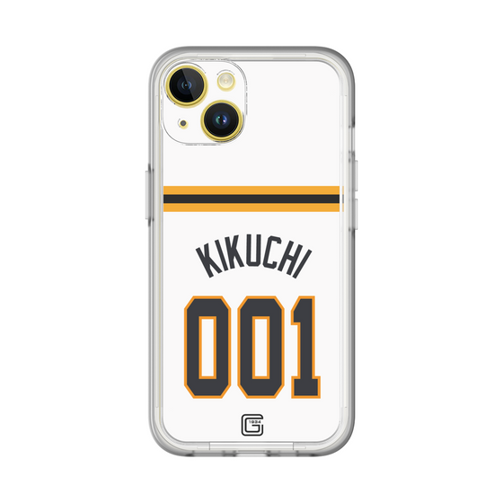 スリムプロテクションプレミアムケース［ 読売ジャイアンツ - #001 KIKUCHI - ホーム ］