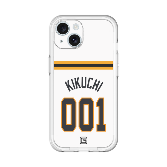 スリムプロテクションプレミアムケース［ 読売ジャイアンツ - #001 KIKUCHI - ホーム ］