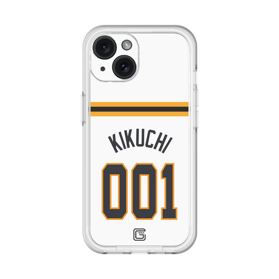 スリムプロテクションプレミアムケース［ 読売ジャイアンツ - #001 KIKUCHI - ホーム ］