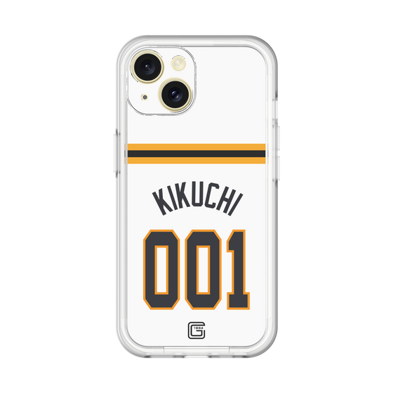 スリムプロテクションプレミアムケース［ 読売ジャイアンツ - #001 KIKUCHI - ホーム ］