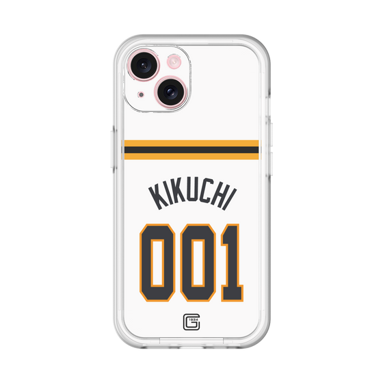 スリムプロテクションプレミアムケース［ 読売ジャイアンツ - #001 KIKUCHI - ホーム ］