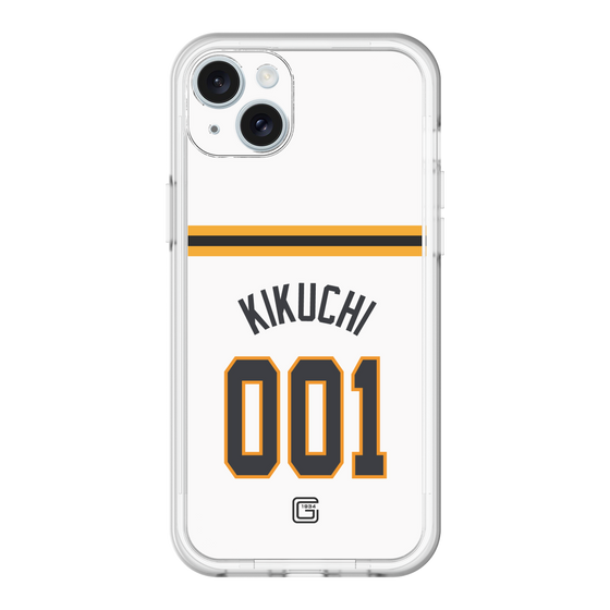 スリムプロテクションプレミアムケース［ 読売ジャイアンツ - #001 KIKUCHI - ホーム ］