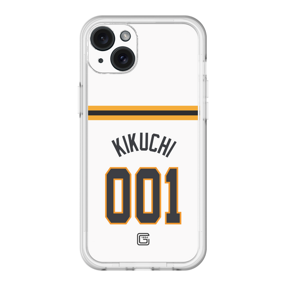 スリムプロテクションプレミアムケース［ 読売ジャイアンツ - #001 KIKUCHI - ホーム ］