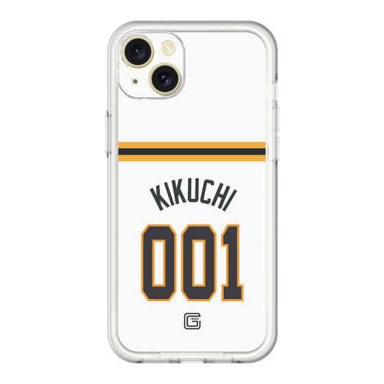 スリムプロテクションプレミアムケース［ 読売ジャイアンツ - #001 KIKUCHI - ホーム ］