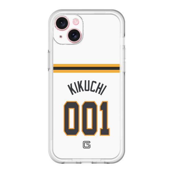 スリムプロテクションプレミアムケース［ 読売ジャイアンツ - #001 KIKUCHI - ホーム ］