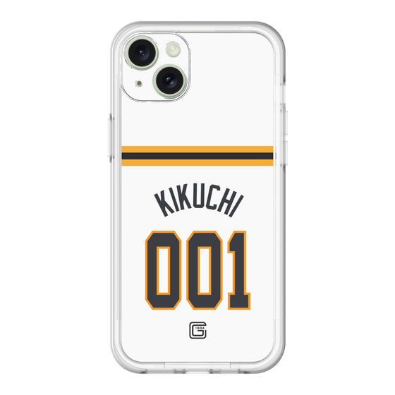 スリムプロテクションプレミアムケース［ 読売ジャイアンツ - #001 KIKUCHI - ホーム ］
