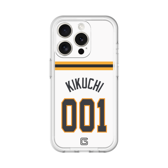 スリムプロテクションプレミアムケース［ 読売ジャイアンツ - #001 KIKUCHI - ホーム ］