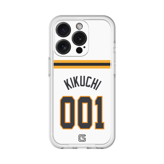 スリムプロテクションプレミアムケース［ 読売ジャイアンツ - #001 KIKUCHI - ホーム ］