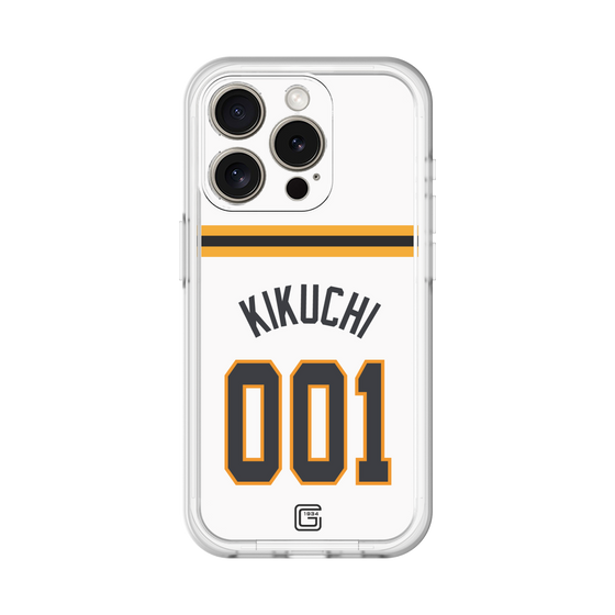 スリムプロテクションプレミアムケース［ 読売ジャイアンツ - #001 KIKUCHI - ホーム ］