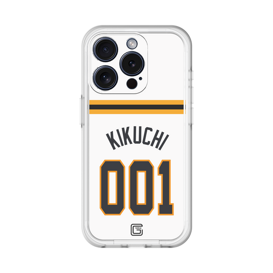 スリムプロテクションプレミアムケース［ 読売ジャイアンツ - #001 KIKUCHI - ホーム ］