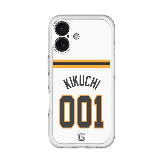 スリムプロテクションプレミアムケース［ 読売ジャイアンツ - #001 KIKUCHI - ホーム ］