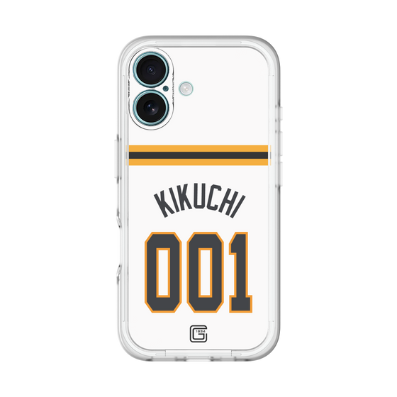 スリムプロテクションプレミアムケース［ 読売ジャイアンツ - #001 KIKUCHI - ホーム ］