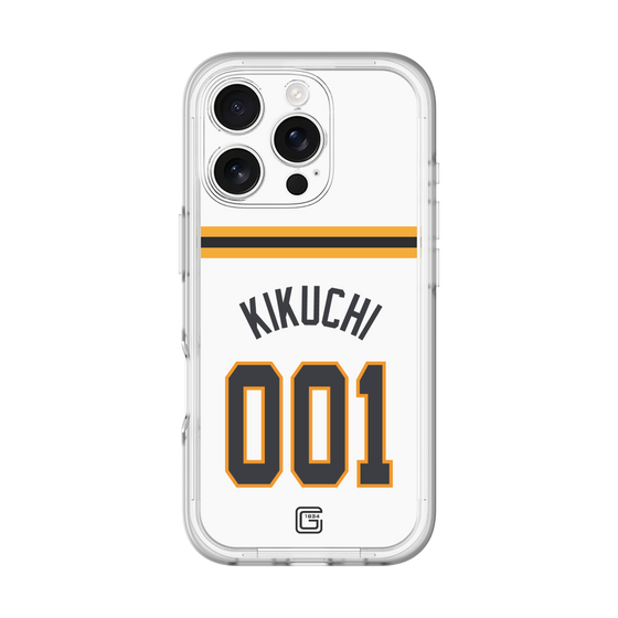 スリムプロテクションプレミアムケース［ 読売ジャイアンツ - #001 KIKUCHI - ホーム ］
